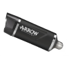 Arrow Indy Race EVO "DARK" Aluminum Silencer Exhaust w/ CF End Cap | Yamaha MT-09 / SP (2024-2025)